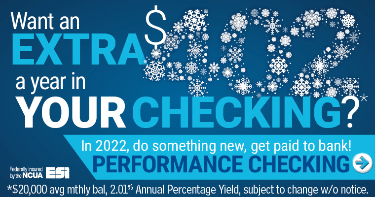 DOCFCU 1-2022 Performance Checking - EARN up to $402 annually - Get Started!