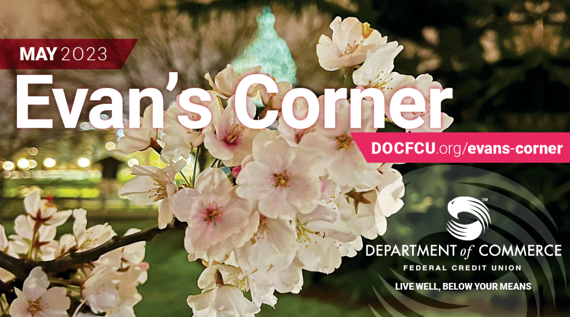 DOCFCU May 2023 Evan's Corner - DC Cherry Blossoms