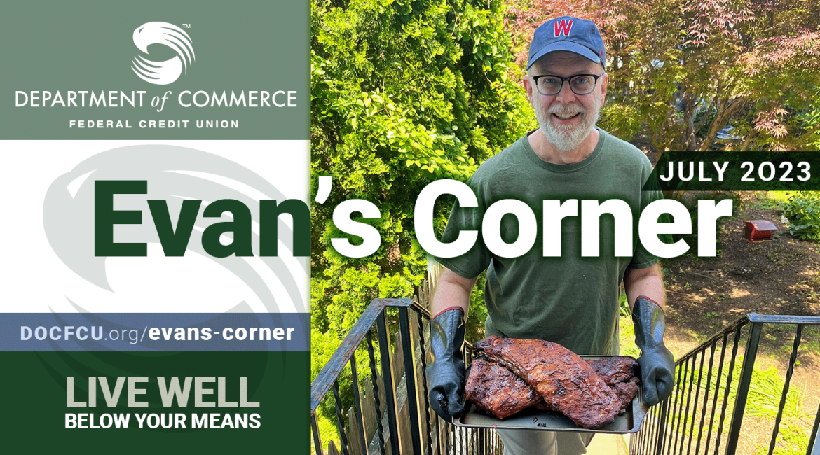 Department of Commerce FCU July Evan's Corner - Evan's Retirement!