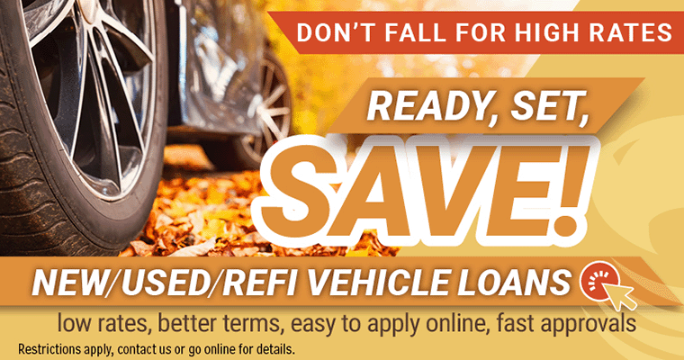 DOCFCU Vehicles Loans - up to 135% L-T-V financing & great refinancing
