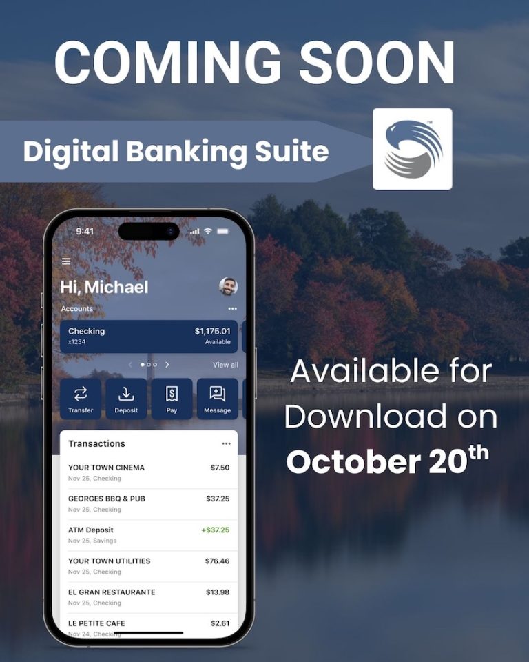 image of new coming soon digital banking mobile experience
